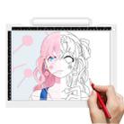 A4-19 6.5W Three Level of Brightness Dimmable A4 LED Drawing Sketchpad Light Pad with USB Cable (White) - 1