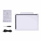 A4-19 6.5W Three Level of Brightness Dimmable A4 LED Drawing Sketchpad Light Pad with USB Cable (White) - 8