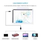 A4-19 6.5W Three Level of Brightness Dimmable A4 LED Drawing Sketchpad Light Pad with USB Cable (White) - 10