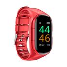 M1 0.96 inch TFT Color Screen IP67 Waterproof Smart Bluetooth Earphone Bracelet, Support Call Reminder / Heart Rate Monitoring / Blood Pressure Monitoring / Sleep Monitoring (Red) - 1