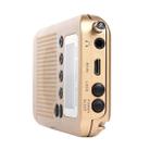 HRD-737 Portable Aircraft Band Radio Wide Frequency Receiver (Gold) - 4
