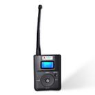 HRD-831 Portable FM Transmitter Receiver, Support TF Card (Black) - 1