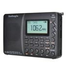 K-603 Portable FM / AM / SW Full Band Stereo Radio, Support BT & TF Card (Black) - 2