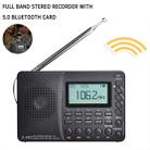 K-603 Portable FM / AM / SW Full Band Stereo Radio, Support BT & TF Card (Black) - 9