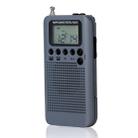 HRD-104 Mini Portable FM + AM Two Band Radio with Loudspeaker(Grey) - 1