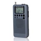 HRD-104 Mini Portable FM + AM Two Band Radio with Loudspeaker(Grey) - 2