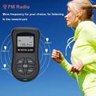 HRD-107 DSP Digital Display Portable Stereo FM Radio with Headset(Black) - 9