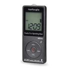 HRD-602 Digital Display FM AM Mini Sports Radio with Step Counting Function (Black) - 1