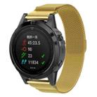 For Garmin Fenix 6S Milanese Watch Band(Gold) - 1