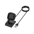 Smartwatch Replacement USB Charger Charging Dock Adapter for Fitbit Versa 2, Cable Length: 1m(Black) - 1