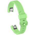 Solid Color Silicone Watch Band for FITBIT Alta / HR, Size: L(Cyan) - 1