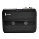 Tonivent TON007B Portable Bluetooth Tape Cassette Player, Support FM / Bluetooth Input and Output(Black) - 1