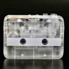 Tonivent TON007T Portable Bluetooth Tape Cassette Player, Support FM / Bluetooth Input and Output(Transparent) - 1