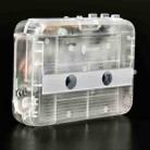 Tonivent TON007T Portable Bluetooth Tape Cassette Player, Support FM / Bluetooth Input and Output(Transparent) - 2