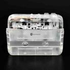 Tonivent TON007T Portable Bluetooth Tape Cassette Player, Support FM / Bluetooth Input and Output(Transparent) - 3
