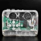 Tonivent TON007T Portable Bluetooth Tape Cassette Player, Support FM / Bluetooth Input and Output(Transparent) - 4