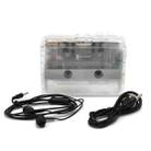Tonivent TON007T Portable Bluetooth Tape Cassette Player, Support FM / Bluetooth Input and Output(Transparent) - 6