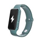 FS21-056 Shock Wake Smart Watch Mute Anti-fatigue Bluetooth Smart Reminder Bracelet(Green) - 1