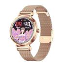 KC06 Women Menstrual Period Smart Watch Bracelet, Blood Pressure / Heart Rate Monitoring, Steel Strap(Gold) - 1