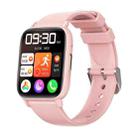 Q26 Pro 1.83 inch IP68 Waterproof  Smart Watch, Support Body Temperature Monitoring / Heart Rate / Blood Oxygen / Blood Pressure Monitoring (Pink) - 1