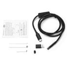 AN97 USB-C / Type-C Endoscope Waterproof IP67 Tube Inspection Camera with 8 LED & USB Adapter, Length: 1m, Lens Diameter: 5.5mm - 5