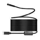USB-C / Type-C Endoscope Waterproof IP67 Snake Tube Inspection Camera with 8 LED & USB Adapter, Length: 10m, Lens Diameter: 7mm - 2