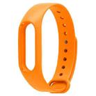 For Xiaomi Mi Band 2 (CA0600B) Colorful Wrist Bands Bracelet, Host not Included(Orange) - 1