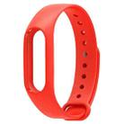 For Xiaomi Mi Band 2 (CA0600B) Colorful Wrist Bands Bracelet, Host not Included(Red) - 1