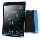 Portable 12 inch LCD Writing Tablet Drawing Graffiti Electronic Handwriting Pad Message Graphics Board Draft Paper with Writing Pen(Blue) - 1