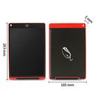Portable 12 inch LCD Writing Tablet Drawing Graffiti Electronic Handwriting Pad Message Graphics Board Draft Paper with Writing Pen(Red) - 10
