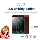 Portable 12 inch LCD Writing Tablet Drawing Graffiti Electronic Handwriting Pad Message Graphics Board Draft Paper with Writing Pen(Red) - 14