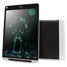 Portable 12 inch LCD Writing Tablet Drawing Graffiti Electronic Handwriting Pad Message Graphics Board Draft Paper with Writing Pen(White) - 1