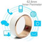 JAKCOM R3F 18K Rose Gold Smart Ring, Waterproof & Dustproof, Health Tracker, Wireless Sharing, Push Message, Inner Perimeter: 62.8mm(White) - 1