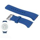 Solid Color Watch Band for Galaxy Gear S2 R720(Dark Blue) - 1