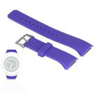 Solid Color Watch Band for Galaxy Gear S2 R720(Purple) - 1