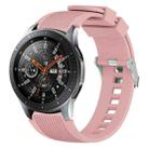 Vertical Grain Watch Band for Galaxy Watch 46mm(Pink) - 1