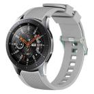 Vertical Grain Watch Band for Galaxy Watch 46mm(Grey) - 1