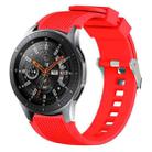 Vertical Grain Watch Band for Galaxy Watch 46mm(Red) - 1