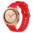 Vertical Grain Watch Band for Galaxy Watch 42mm(Red) - 1