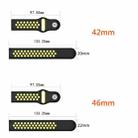 Double Color Watch Band for Galaxy Watch 46mm(Black White) - 3