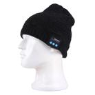 Square Textured Knitted Bluetooth Headset Warm Winter Hat with Mic for Boy & Girl & Adults(Black) - 6