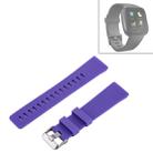 For Fitbit Versa / Versa 2 Simple Fashion Silicone Watch Band(Purple) - 1