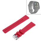 For Fitbit Versa / Versa 2 Simple Fashion Silicone Watch Band(Red) - 1