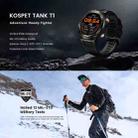 KOSPET TANK T1 1.32 inch Screen 5ATM & IP69K Waterproof Smart Watch, Support Bluetooth, Heart Rate Monitor, Blood Oxygen Monitor, Sleep Monitoring(Black) - 4