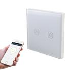 2.4G 2 Buttons Smart Light Wall Switch, Support Alexa / Google Home Voice Control, US Plug - 1