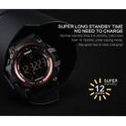 EX16 1.12 Inch FSTN LCD Full Angle Screen Display Sport Smart Watch, IP67 Waterproof, Support Pedometer / Stopwatch / Alarm / Notification Remind / Call Notify / Camera Remote Control / Calories Burned, Compatible with Android and iOS Phones(Black) - 3