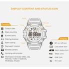 EX16 1.12 Inch FSTN LCD Full Angle Screen Display Sport Smart Watch, IP67 Waterproof, Support Pedometer / Stopwatch / Alarm / Notification Remind / Call Notify / Camera Remote Control / Calories Burned, Compatible with Android and iOS Phones(Black) - 20