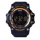 EX16 1.12 Inch FSTN LCD Full Angle Screen Display Sport Smart Watch, IP67 Waterproof, Support Pedometer / Stopwatch / Alarm / Notification Remind / Call Notify / Camera Remote Control / Calories Burned, Compatible with Android and iOS Phones(Gold) - 1