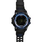 EX16 1.12 Inch FSTN LCD Full Angle Screen Display Sport Smart Watch, IP67 Waterproof, Support Pedometer / Stopwatch / Alarm / Notification Remind / Call Notify / Camera Remote Control / Calories Burned, Compatible with Android and iOS Phones(Blue) - 2