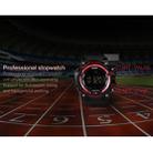 EX16 1.12 Inch FSTN LCD Full Angle Screen Display Sport Smart Watch, IP67 Waterproof, Support Pedometer / Stopwatch / Alarm / Notification Remind / Call Notify / Camera Remote Control / Calories Burned, Compatible with Android and iOS Phones(Red) - 10